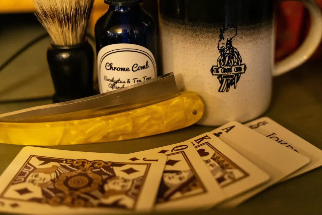 Vintage χώρος του Ritual Barbershop αφιερωμένος στην παραδοσιακή τέχνη του ανδρικού grooming